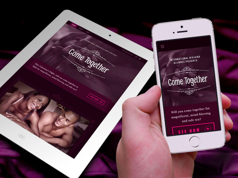 Come together website design